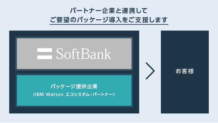  パートナー企業と連携してご要望のパッケージ導入をご支援します。