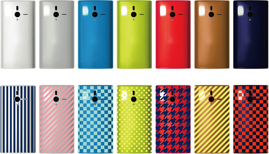 PANTONE® 6 SoftBank 200SH 専用デザインシール(仮称)